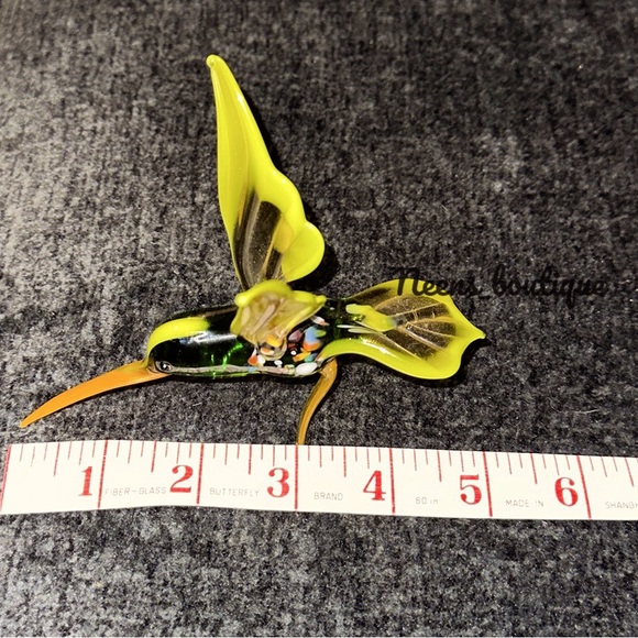 Hand Blown Glass Hummingbird FINAL SALE UNLESS BUNDLE! - Picture 7 of 7